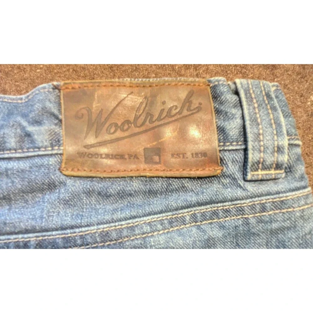 Woolrich  Flannel Lined Denim Jeans 40x30 Men’s Blue Lined  Jeans VTG